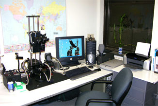 Lab area with Microptics™ ML1000 system