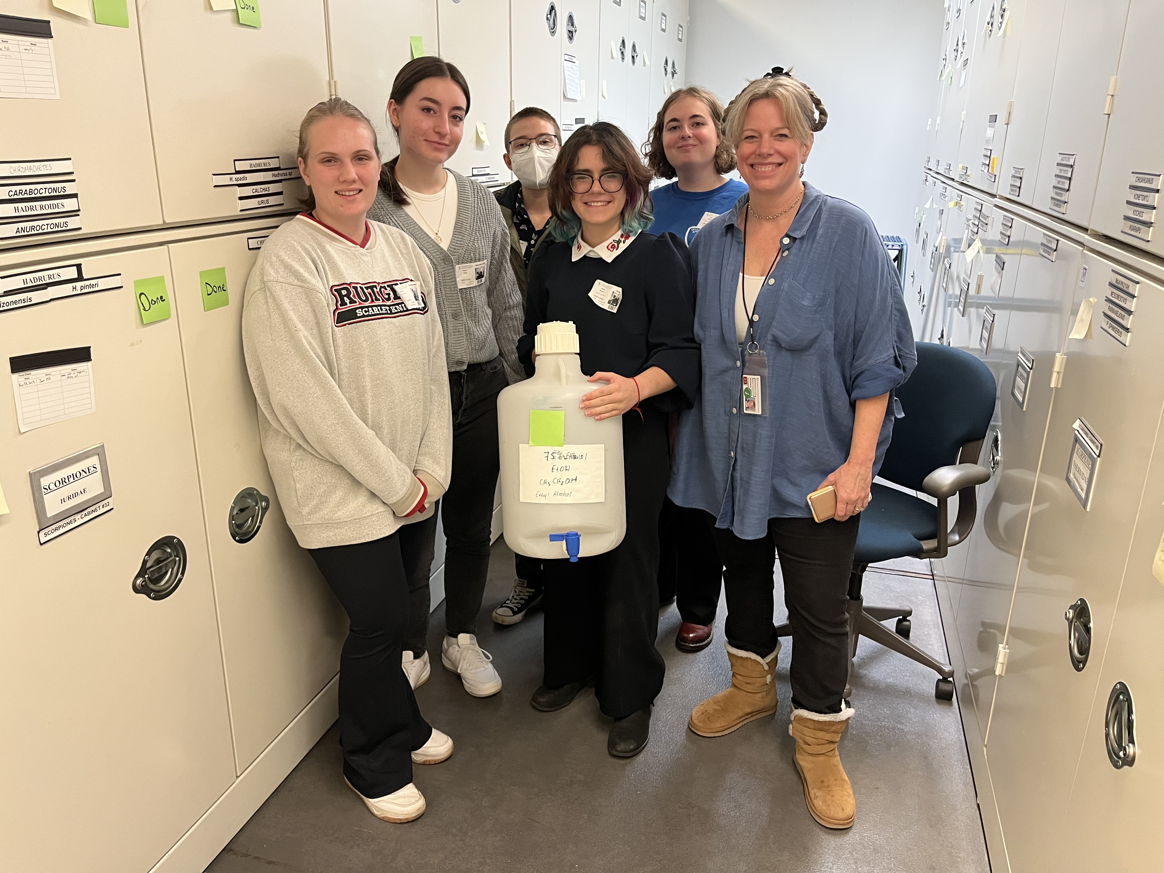 2023 Kimberly Russell and students from Rutgers University