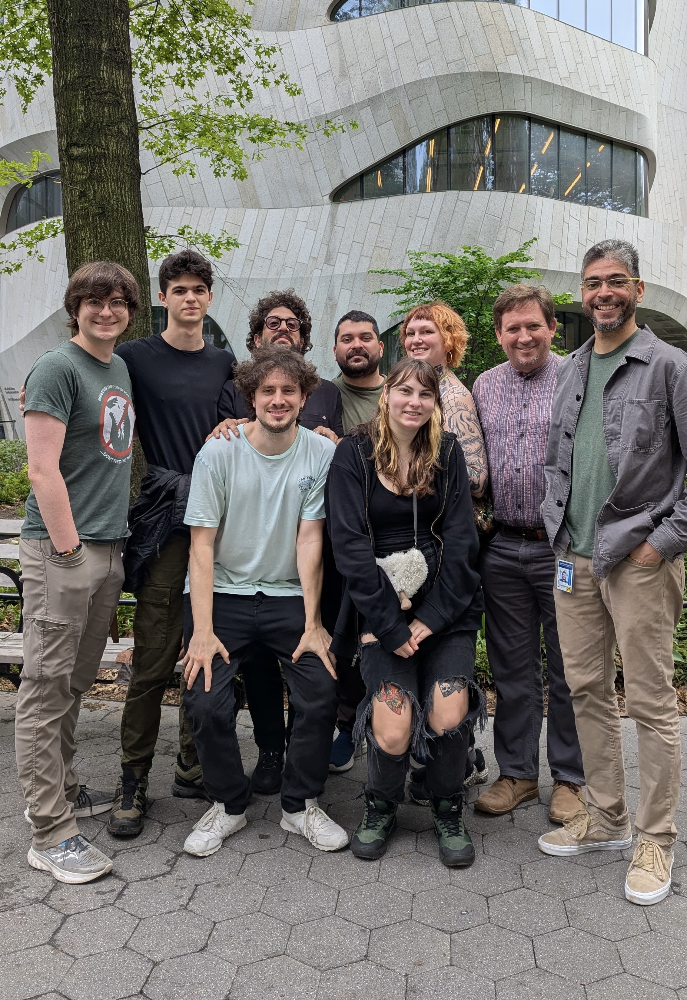 2025 Group photo with Nick Cazzaniga, William Phillips, José Barba-Montoya, Jairo Moreno-González, Drusilla Sheridan, Lorenzo Prendini, Pío Colmenares, Javier Blasco Aróstegui, and Colby Sain